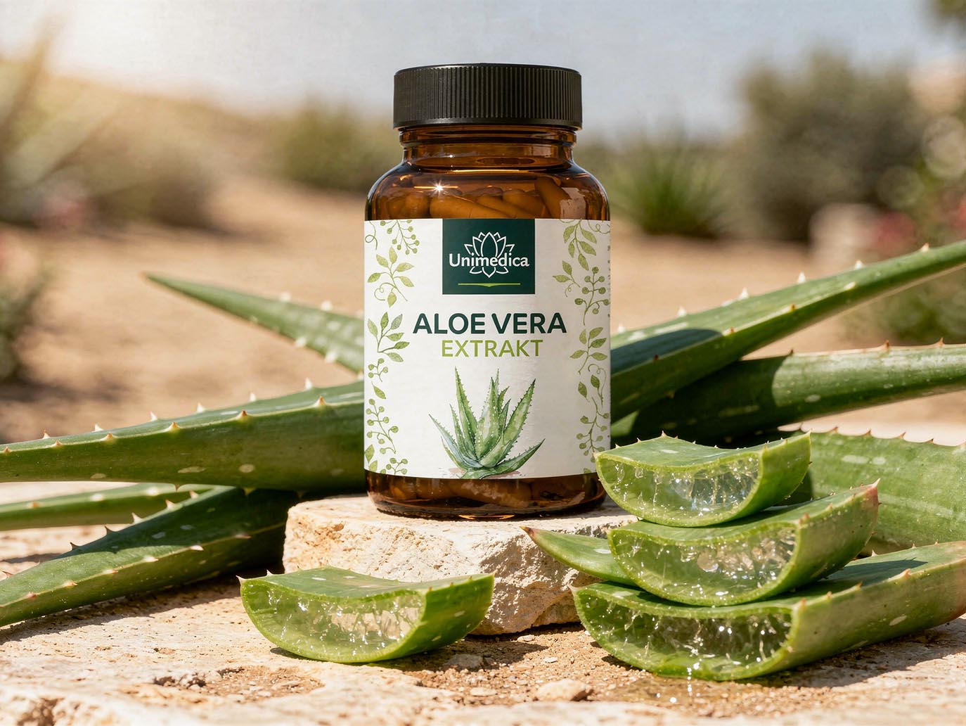 Aloe vera extract capsules - 90 capsules - from Unimedica